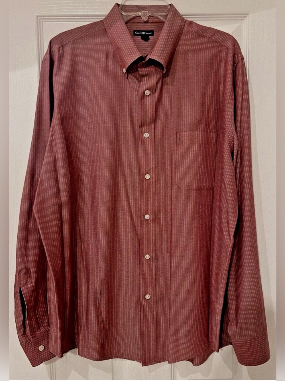 croft & barrow Men's Button Down Shirt Size XL (17.5-18 36/37)
